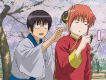 Скриншот Гинтама: Джамп Феста 2005 / Gintama: Nanigoto mo Saiyo ga Kanjin nano de Tasho Senobisuru Kurai ga Choudoyoi