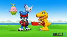 Скриншот Спасатели дигимонов 3D: Цифровой мир в опасности! / Digimon Savers 3D: Digital World Kiki Ippatsu!