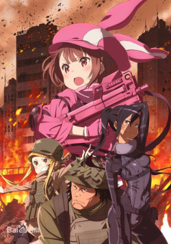 Постер Мастера Меча Онлайн Альтернатива: Призрачная Пуля / Sword Art Online Alternative: Gun Gale Online